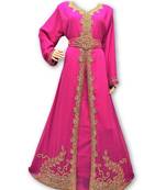 Pink georgette embriodery islamic kaftans