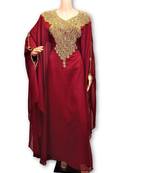 Red georgette embriodery islamic kaftans