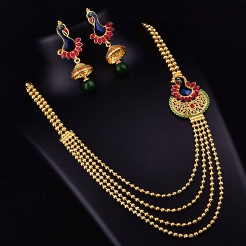 Gold pearl necklacesets Hyderabad Jewels And Pearls 2665804