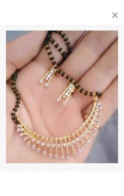 Gold Designer Mangalsutra Set 1