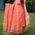 Dark Peach Brocade Banarasi Brocade Salwar