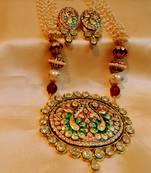Padmavati Tanjore Art Big Necklace Set