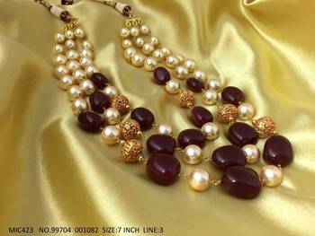 3 Line Onex Royal Ruby Mala 1