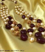 3 Line Onex Royal Ruby Mala