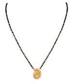 Gold diamond mangalsutra