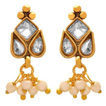 Gold cubic zirconia mangalsutra 3