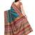 Multicolor Printed Kalamkari Silk Saree With Blouse