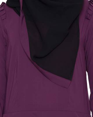 Violet Kashiboo Plain Islamic Abaya 5