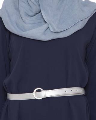 Dark Blue Kashiboo Plain Islamic Abaya 5
