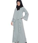 Grey Kashiboo Plain Islamic Abaya