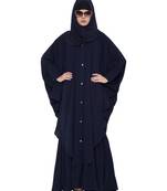 Navy Blue Kashiboo Plain Islamic Abaya