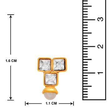 Gold cubic zirconia mangalsutra 5