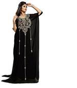 Black georgette embriodery islamic kaftans