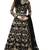 Black Embroidered Net Anarkali Suit