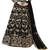 Black Embroidered Net Anarkali Suit