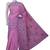 Ada Hand Embroidered Pink Cotton Lucknow Chikankari Saree With Blouse
