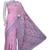 Ada Hand Embroidered Pink Cotton Lucknow Chikankari Saree With Blouse