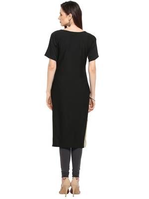 Multicolor printed crepe kurtis 2