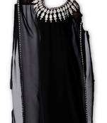 Black georgette embroidered islamic kaftans