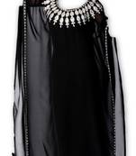Black georgette embroidered islamic kaftans