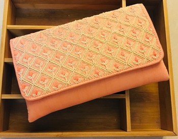 Embroided Designer Clutches - CRAFTBAZAR - 2671195