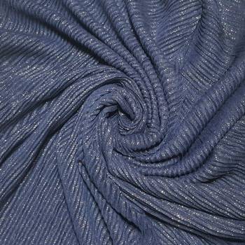 Blue Cotton Designer Hijab Stole For Women 2