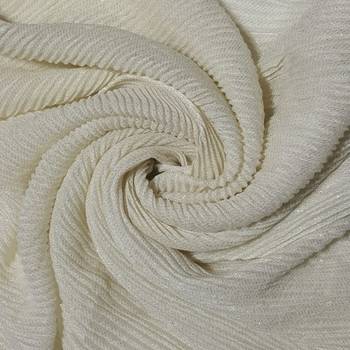 White Cotton Designer Hijab Stole For Women 1
