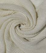 White Cotton Designer Hijab Stole For Women