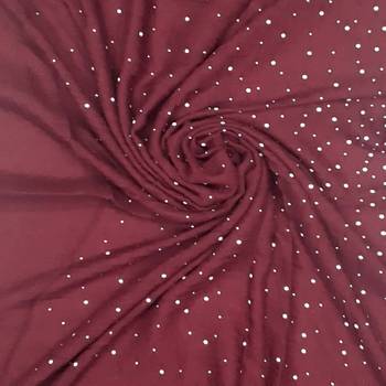 Maroon Cotton Designer Hijab Stole For Women 4