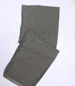 Grey Cotton Designer Hijab Stole For Women