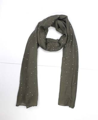 Grey Cotton Designer Hijab Stole For Women 2