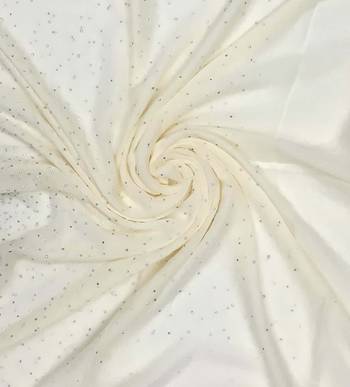 White Cotton Designer Hijab Stole For Women 4