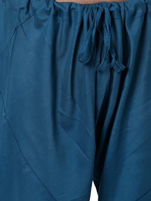 Green Viscose Plain Kurta Pajama 4