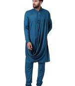 Green Viscose Plain Kurta Pajama