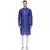 Blue Dupion Silk Plain Men Kurta Pajama