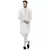 White Dupion Silk Plain Men Kurta Pajama