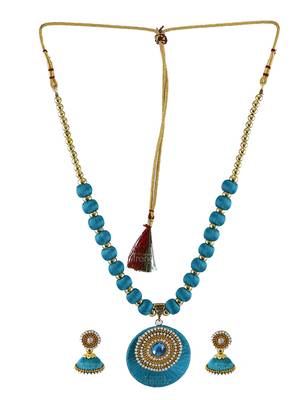 Turquoise Crystal Necklaces 2