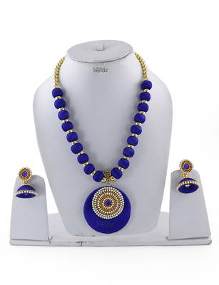 Blue Crystal Necklaces 1