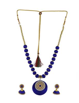 Blue Crystal Necklaces 2