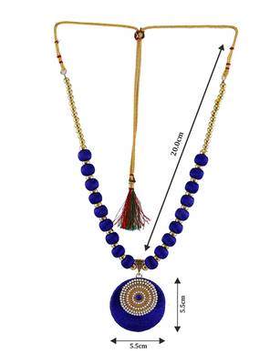 Blue Crystal Necklaces 3