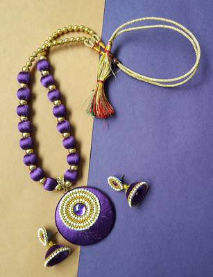 Blue Crystal Necklaces 5