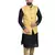 Yellow Jute Printed Nehru Style Jacket
