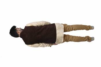 Brown Velvet Printed Nehru Style Jacket 4