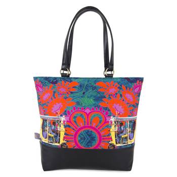 Two Yellow Taxi's Tote Bag 1