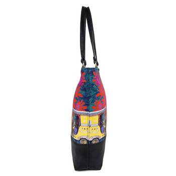 Two Yellow Taxi's Tote Bag 2
