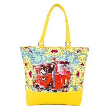 Red Taxi Tote Bag 3