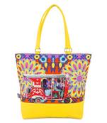 Crimson Taxi Tote Bag