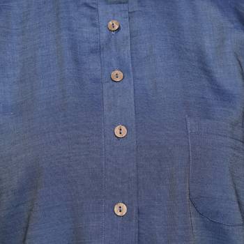 Blue Denim A Shaped Formal Abaya 6