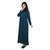 Teal Green Polycrepe Simple Formal Abaya