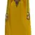Yellow Georgette Embroidered Stitched Islamic Kaftans